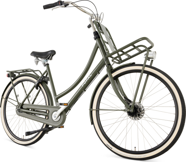 Popal Daily Dutch Prestige 28 Zoll Damen 7G Rollerbrakes Armeegrün