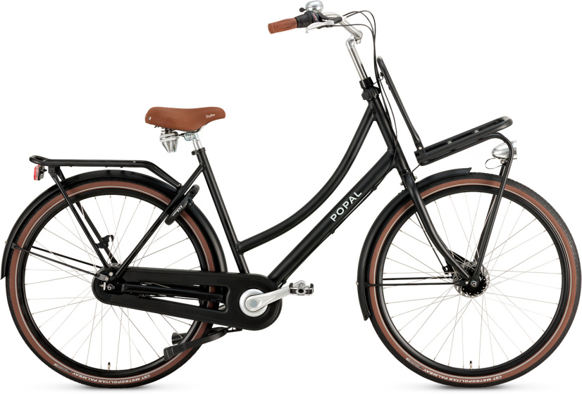 Popal Daily Dutch Prestige 28 Inch Women 7SP Roller brakes Matte black