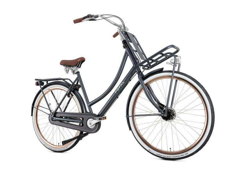 Popal Daily Dutch Prestige 28 Inch Dames 7V Rollerbrake Petrolblauw