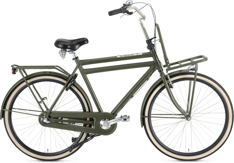 Popal Daily Dutch Prestige 28 Inch Heren 3V Terugtraprem Legergroen