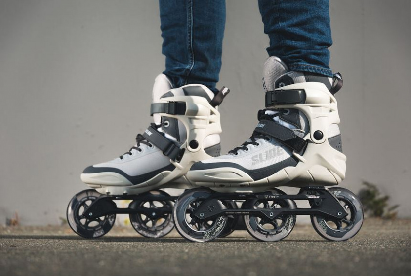 Powerslide Phuzion Krypton 100 inlineskates softboot grijs