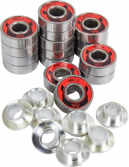 Powerslide skatewielen One 84 mm rood per 8 stuks