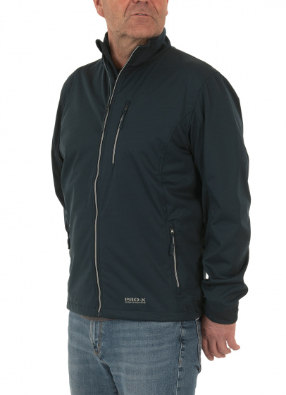 outdoorjas Dario heren polyester antraciet mt XL