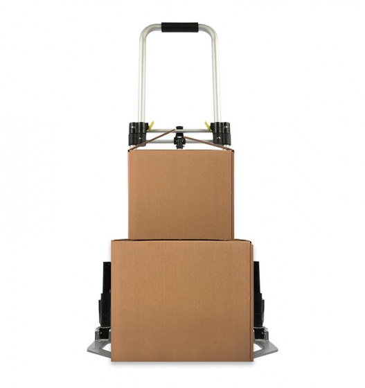 chariot &agrave;gages pliable 70 kg aluminium argent&eacute;