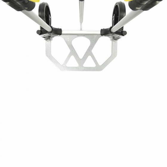 chariot &agrave;gages pliable 70 kg aluminium argent&eacute;