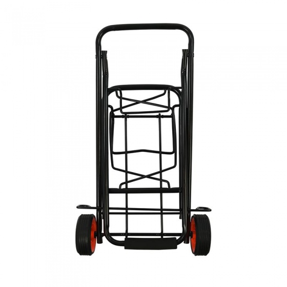 chariot &agrave;gages pliable en acier 30 kg noir