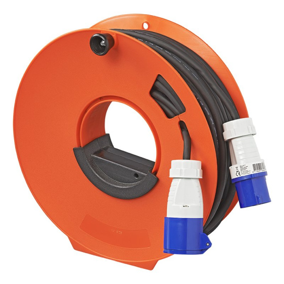 enrouleur de c&acirc; avec poign&eacute;nt&eacute;&copy;e 36 cm rouge