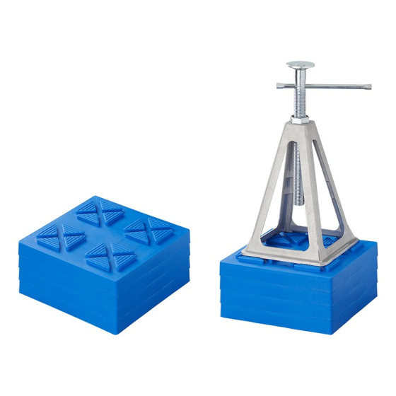 Plaques de base empilables set de 4 bleues