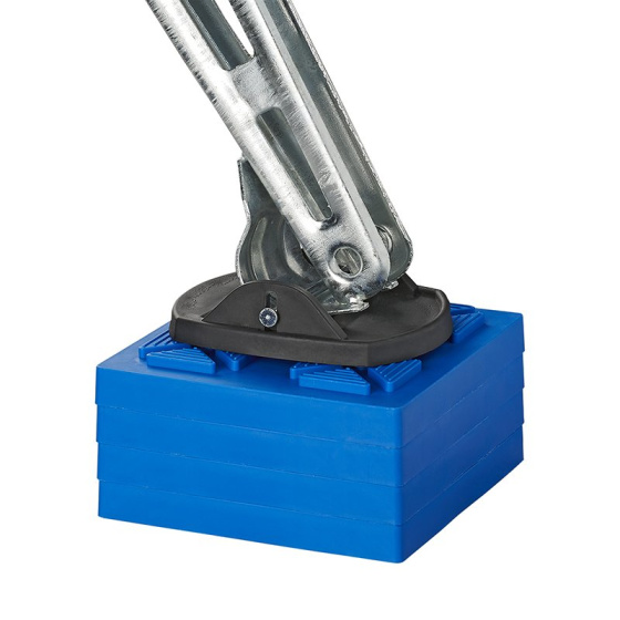 Plaques de base empilables set de 4 bleues