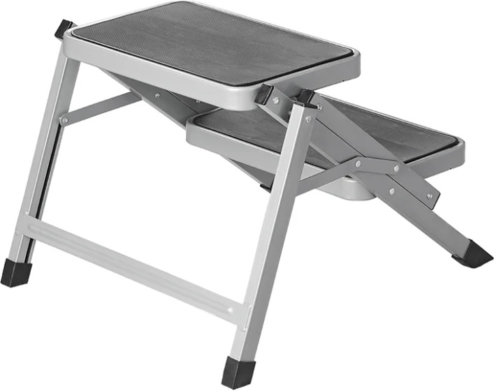 ProPlus step folding 2 steps 59,5 x 49 x 39 cm gray