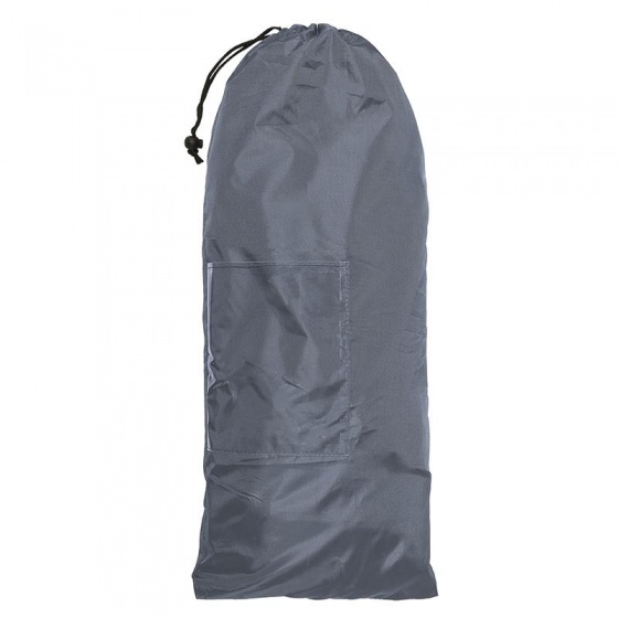 bande coupe-vent avec compartiments de rangement 580 cm polyester gris