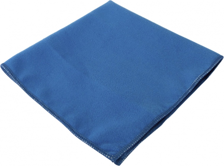 tissu de polissage 40 x 40 cm microfibre bleu