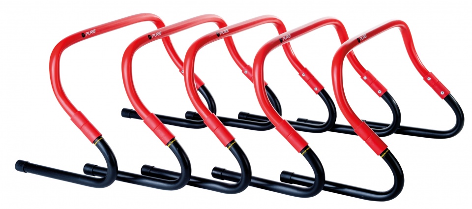 Pure2Improve sprint hordes 20-30 cm 5 stuks rood