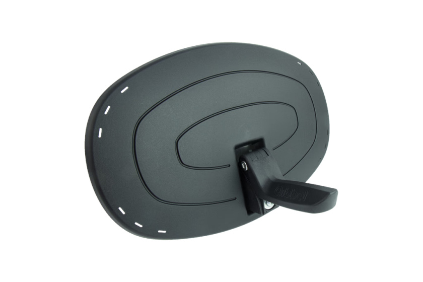 Qibbel Junior 6+ Fahrradsattel hinten mit MIK-HD System Schwarz/Grau