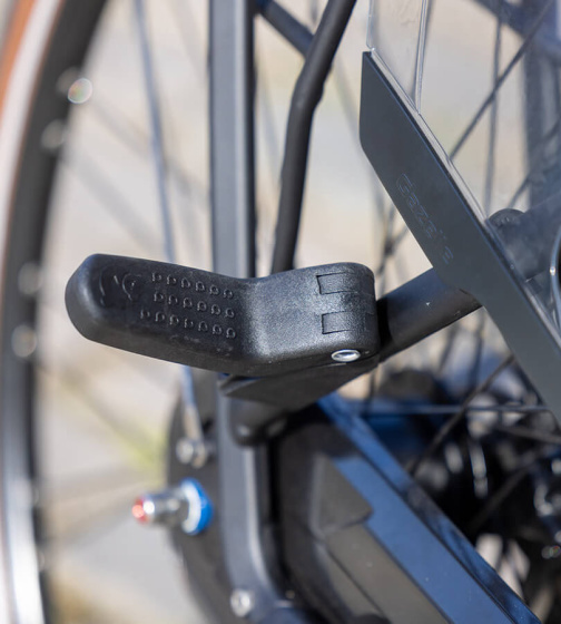 Qibbel Junior 6+ Fahrradsitz hinten mit Gepäckträgerhalterung Schwarz