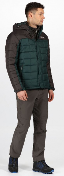 Regatta jas Nevado IV heren polyester groen/zwart