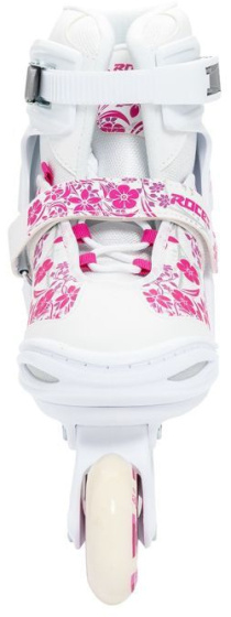 Roces Compy 8.0 inlineskates softboot meisjes wit/roze