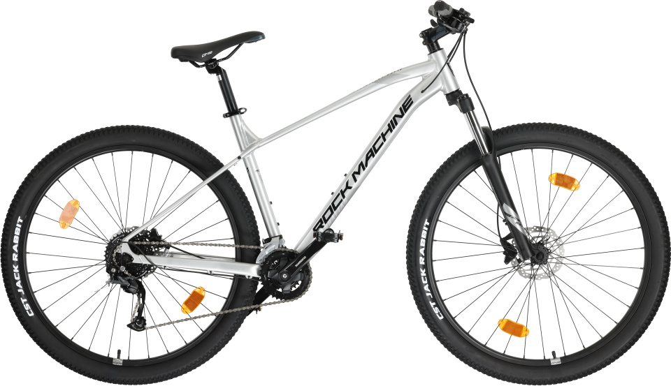 Rock Machine Manhattan 90 29 Inch L Unisex 18SP Hydraulic Disc Brake Silver