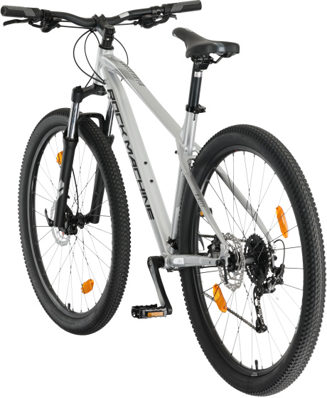 Rock Machine Manhattan 90 29 Inch L Unisex 18SP Hydraulic Disc Brake Silver