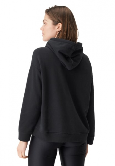 sweat &agrave;puche Essential ladies organic cotton black mt 3XL