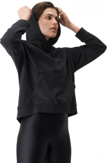 sweat &agrave;puche Essential ladies organic cotton black mt 3XL