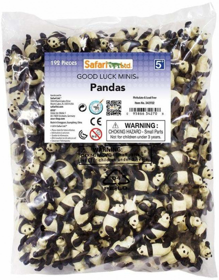 Safari speelset Good Luck Minis reuzenpanda's 2,5 cm 192-delig