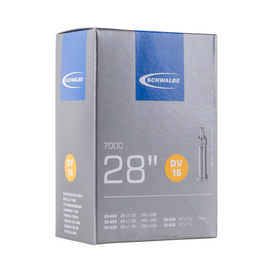 Schwalbe inner tube 27/28 x 1.10/1.25 (28/32-622/630) DV 40 mm