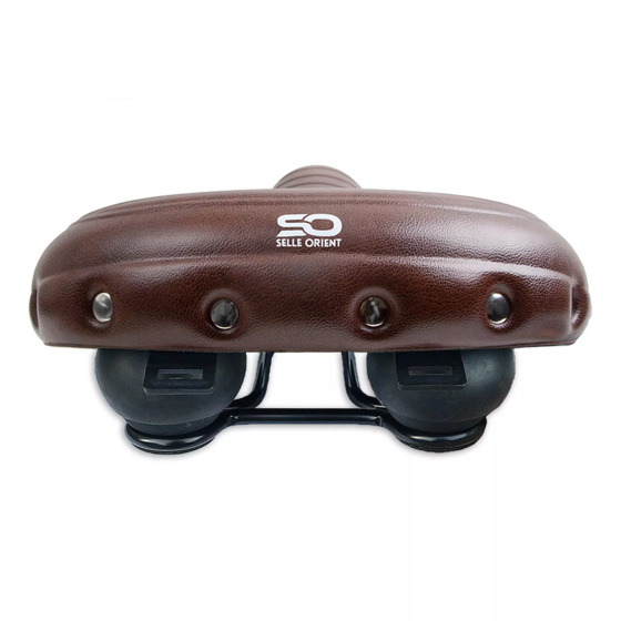Selle Orient Relax Saddle Elastomer Unisex 270 x 244 mm Brown