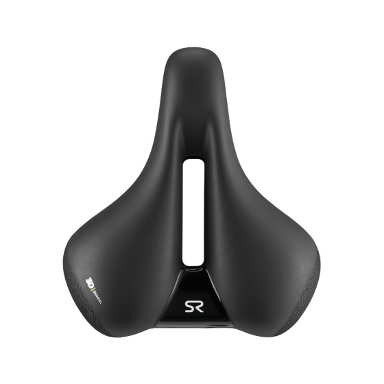 Selle Royal Ellipse Relaxed Fahrradsattel 251 x 223 mm 90° Schwarz