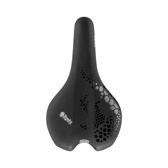 Selle Royal Freeway Fit Athletic Fahrradsattel 280 x 158 mm 45° Schwarz