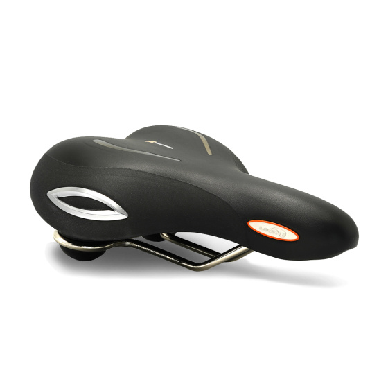 Selle Royal Lookin Relaxed Fietszadel 248 x 223 mm 90° Zwart afbeelding