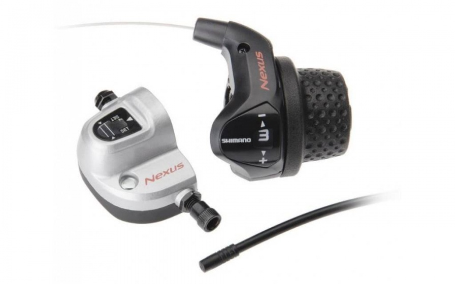 Shimano Draaiversteller Nexus 3 Sl-3s41e Rechts Zilver/zwart
