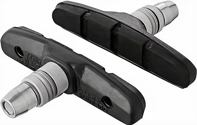 Shimano remblokken M70T4 V brake rubber zwart/zilver