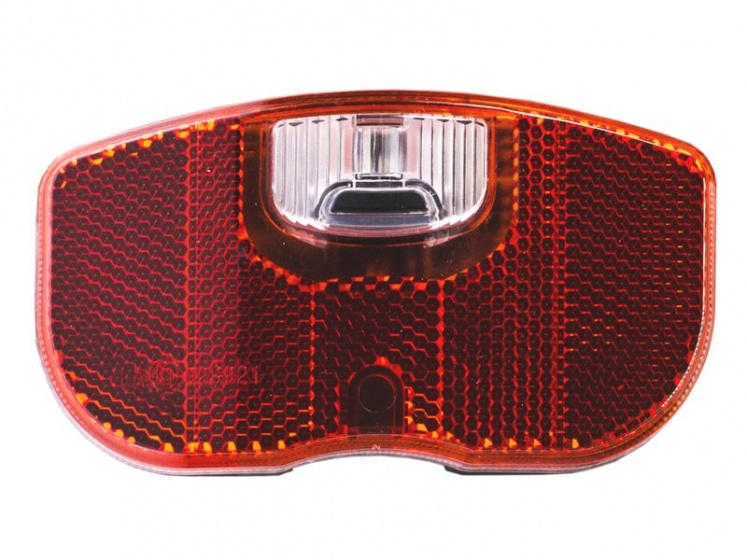 Simson Cliff battery rear light luggage carrier led black
