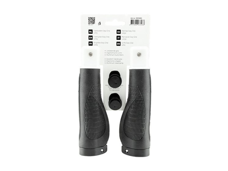 Simson Easy-Grip-Griff-Set Lang 130/130 mm Schwarz