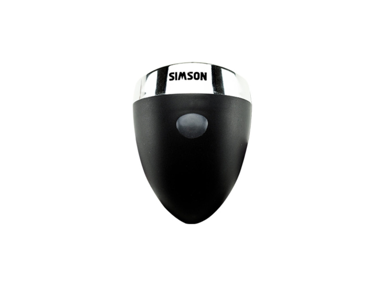 Simson Classic Luxurious Headlight Batteriebetrieben Schwarz
