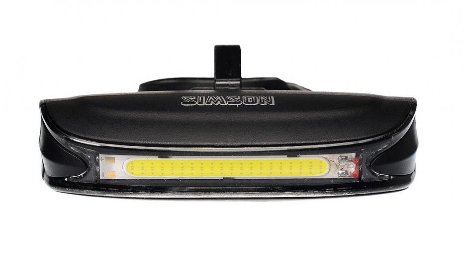Simson čelovka Line USB led nabíjateľná čierna