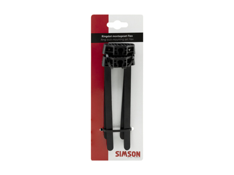 Simson Flex Montageset voor Ringsloten Zwart