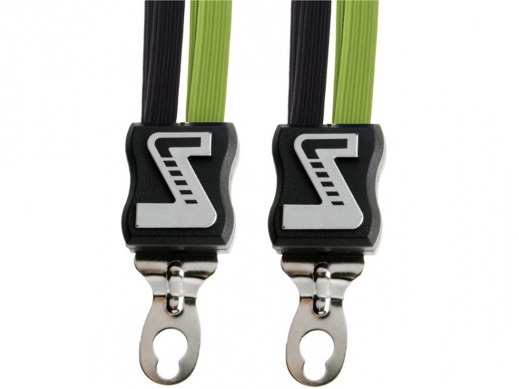 Simson quick release 4-binder 61 cm black/green