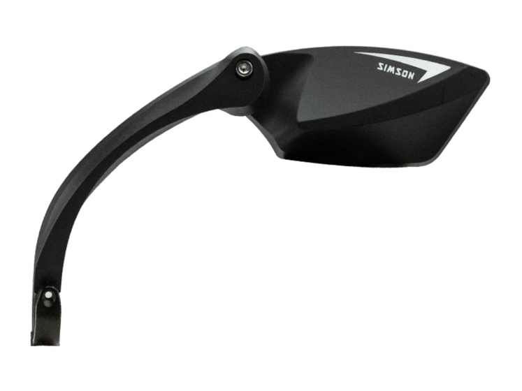 Simson Essential Fietsspiegel Links 22,2 mm Zwart