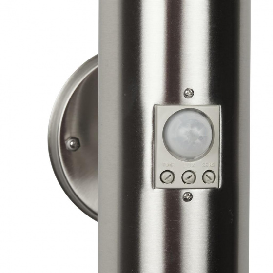 Smartwares wandlamp RX1010-38R-S 20W 12,5 x 39,5 cm RVS zilver