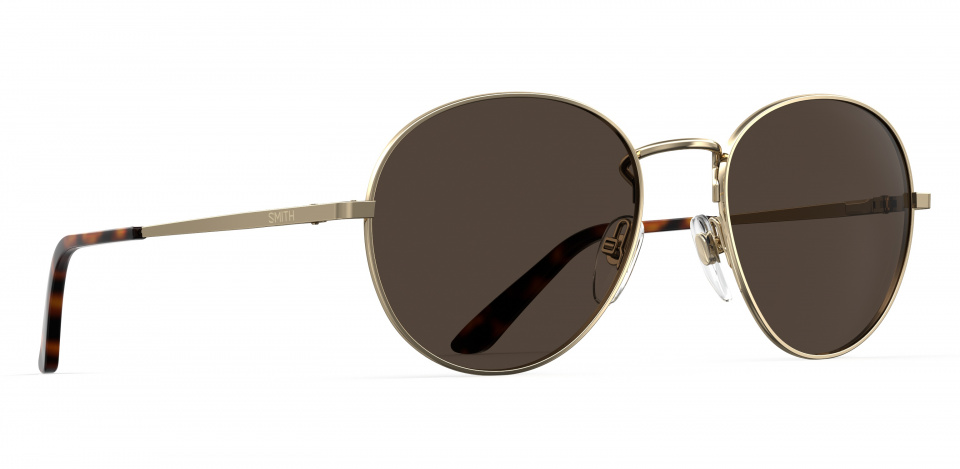 Lunettes de soleil Prep unisex cat 3 polycarbonate or/marron clair