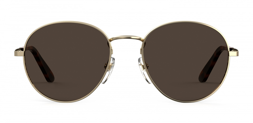 Lunettes de soleil Prep unisex cat 3 polycarbonate or/marron clair