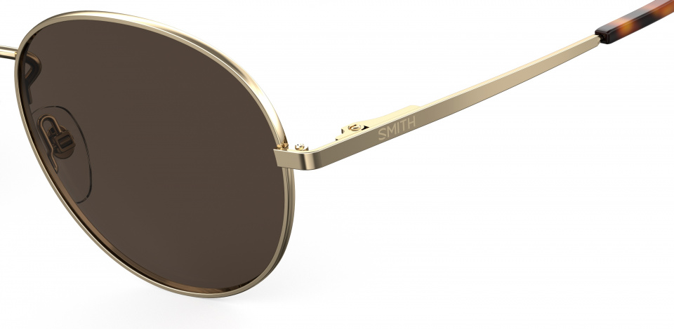 Lunettes de soleil Prep unisex cat 3 polycarbonate or/marron clair