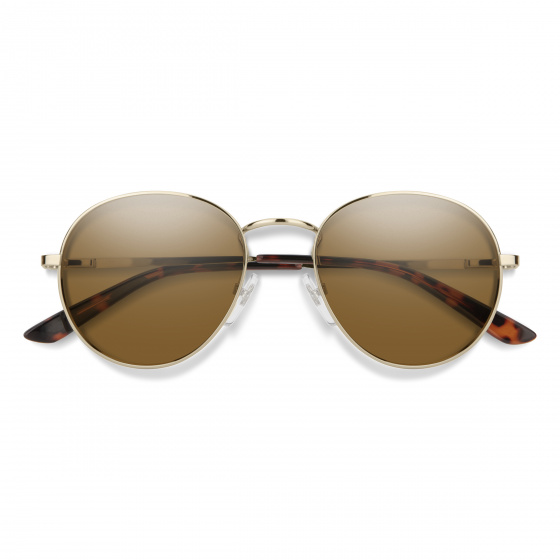 Lunettes de soleil Prep unisex cat 3 polycarbonate or/marron clair