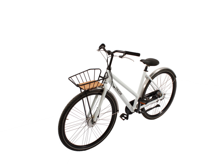 Steco Compact Front carrier with Basket 30 x 38 cm Steel Black