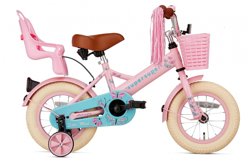 Little Miss 14 pouces 21,5 cm Fille Frein &agrave;&copy;trop&eacute;age Rose