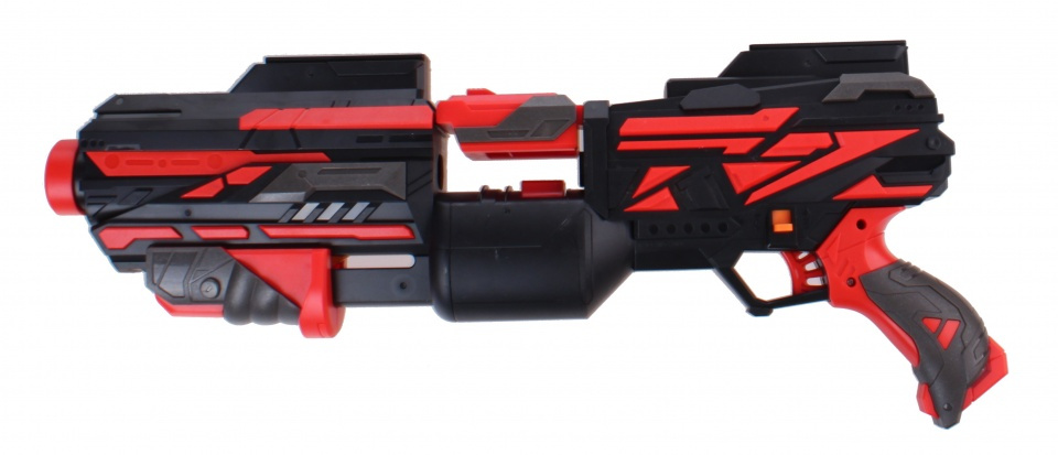 pistolet blaster Hochet Ceinture X 50 cm noir/rouge 42 pi&egrave;