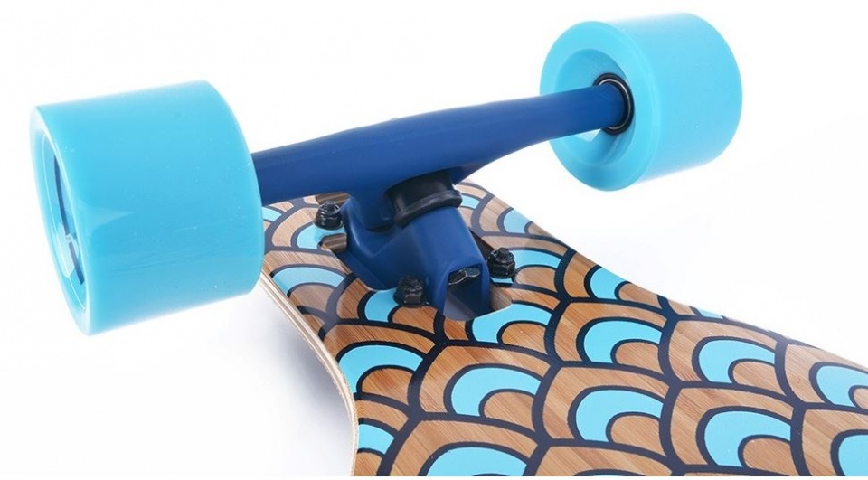 Tempish longboard Nautical 104 x 25 cm blauw