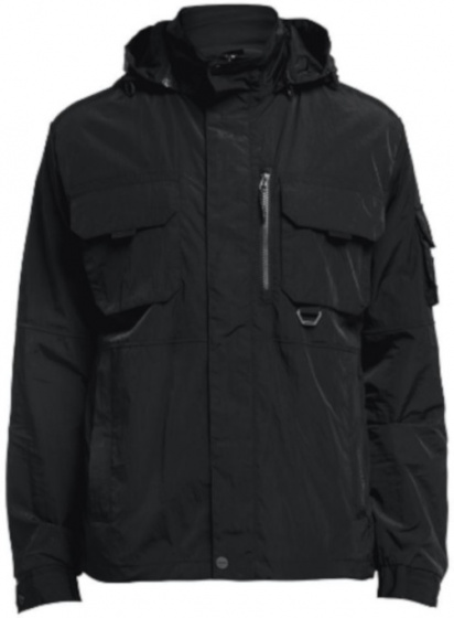 veste de plein air Jeffers hommes polyamide noir taille M